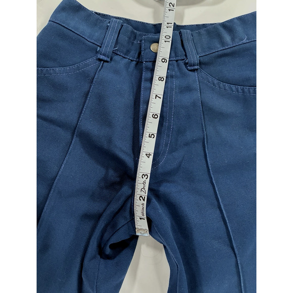 VTG 70's Fenton Blue Bell Bottom Jeans Womens Size 23 Petite Small Western Wear - Picture 4 of 7
